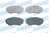 Комплект гальмівних накладок, дискове гальмо SAMKO 5SP570 (фото 1)