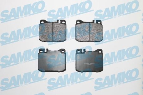 Комплект гальмівних накладок, дискове гальмо SAMKO 5SP572