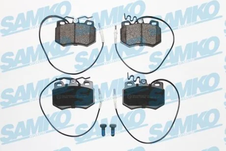 Комплект гальмівних накладок, дискове гальмо SAMKO 5SP585