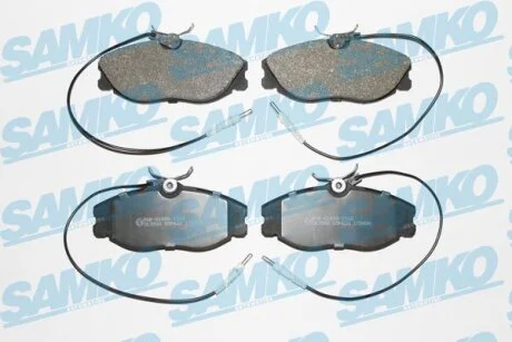 Комплект гальмівних накладок, дискове гальмо SAMKO 5SP620