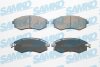 Комплект гальмівних накладок, дискове гальмо SAMKO 5SP640 (фото 1)