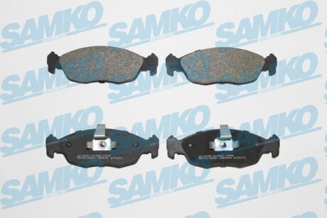 Комплект гальмівних накладок, дискове гальмо SAMKO 5SP644