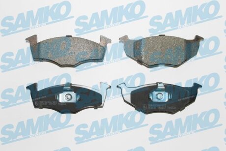 Комплект гальмівних накладок, дискове гальмо SAMKO 5SP667