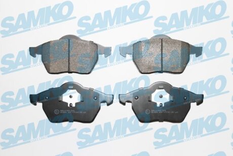 Колодки гальмівні передні Audi A4, VW Passat B5 (96-01) без датч. (LPR-) SAMKO 5SP669