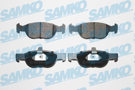 Комплект гальмівних накладок, дискове гальмо SAMKO 5SP688