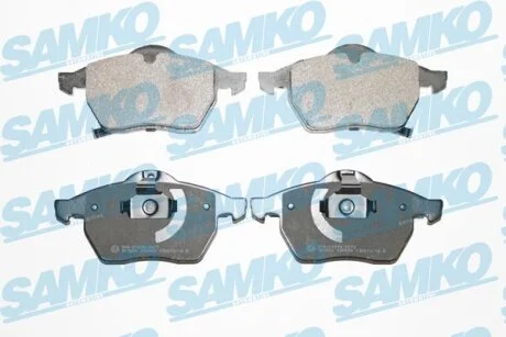 Комплект гальмівних накладок, дискове гальмо SAMKO 5SP689