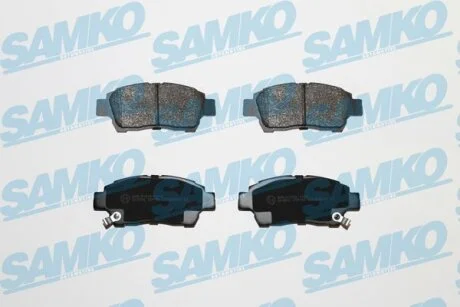 Комплект гальмівних накладок, дискове гальмо SAMKO 5SP700