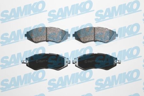 Колодки гальмівні передні Lanos, Nubira,Nexia,Lacetti d=14 (LPR-) SAMKO 5SP729