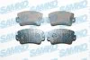 Комплект гальмівних накладок, дискове гальмо SAMKO 5SP731 (фото 1)