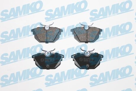 Комплект гальмівних накладок, дискове гальмо SAMKO 5SP736