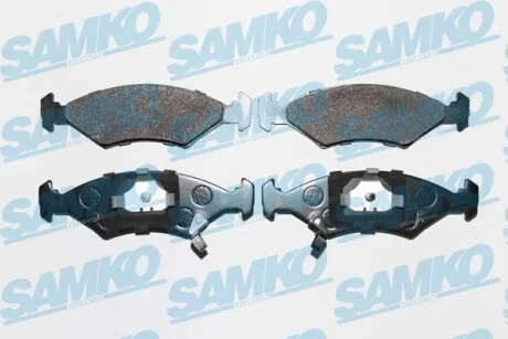 Комплект гальмівних накладок, дискове гальмо SAMKO 5SP737