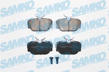 Комплект гальмівних накладок, дискове гальмо SAMKO 5SP739