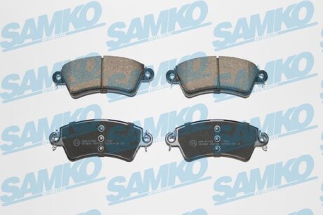 Комплект гальмівних накладок, дискове гальмо SAMKO 5SP766
