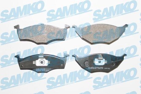Комплект гальмівних накладок, дискове гальмо SAMKO 5SP776