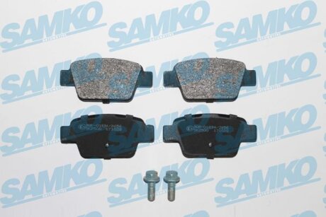 Комплект гальмівних накладок, дискове гальмо SAMKO 5SP780