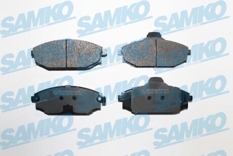 Комплект гальмівних накладок, дискове гальмо SAMKO 5SP794