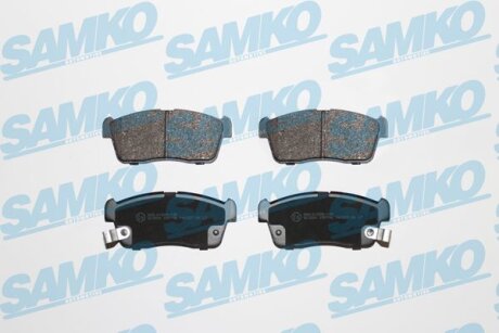 Комплект гальмівних накладок, дискове гальмо SAMKO 5SP796