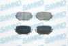 Комплект гальмівних накладок, дискове гальмо SAMKO 5SP798 (фото 1)