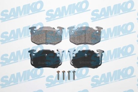 Комплект гальмівних накладок, дискове гальмо SAMKO 5SP801