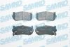 Колодки гальмівні дискові SAMKO 5SP808 (фото 1)
