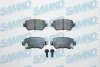 Колодки гальмівні зад. Opel Astra G/H, Zafira A/B, Combo сист. TRW (LPR-) SAMKO 5SP811 (фото 1)