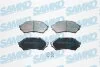 Комплект гальмівних накладок, дискове гальмо SAMKO 5SP813 (фото 1)