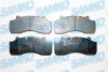 Комплект гальмівних накладок, дискове гальмо SAMKO 5SP824 (фото 1)