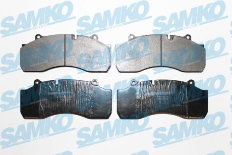 Комплект гальмівних накладок, дискове гальмо SAMKO 5SP824
