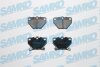 Колодки гальмівні задні Toyota Corolla (01-08)/Prius (00-09)/Yaris/Celica (99-05) (LPR-) SAMKO 5SP836 (фото 1)