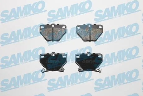 Колодки гальмівні задні Toyota Corolla (01-08)/Prius (00-09)/Yaris/Celica (99-05) (LPR-) SAMKO 5SP836