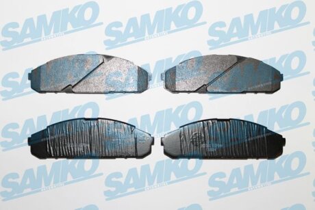 Комплект гальмівних накладок, дискове гальмо SAMKO 5SP844