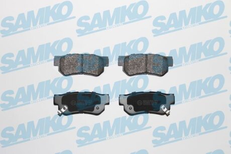 Колодки гальмівні задні Hyundai Elantra, Getz, Kia Magentis 01-> (LPR-) SAMKO 5SP847