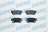 Колодки гальмівні задні Hyundai Matrix, Santa FE I, Sonata IV-V (LPR-) SAMKO 5SP848 (фото 1)