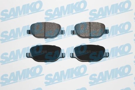 Комплект гальмівних накладок, дискове гальмо SAMKO 5SP855