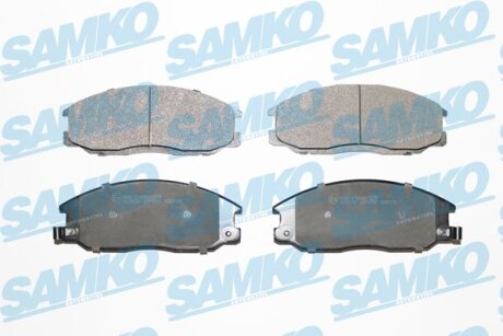 Комплект гальмівних накладок, дискове гальмо SAMKO 5SP859