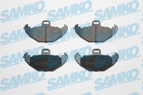 Комплект гальмівних накладок, дискове гальмо SAMKO 5SP883