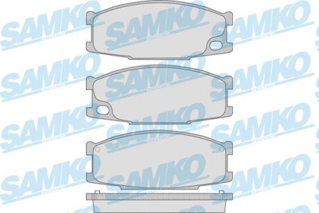 Комплект гальмівних накладок, дискове гальмо SAMKO 5SP892