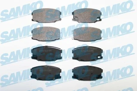 Комплект гальмівних накладок, дискове гальмо SAMKO 5SP893