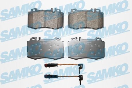Комплект гальмівних накладок, дискове гальмо SAMKO 5SP899A