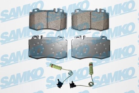 Комплект гальмівних накладок, дискове гальмо SAMKO 5SP899B