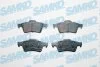 Комплект гальмівних накладок, дискове гальмо SAMKO 5SP907 (фото 1)