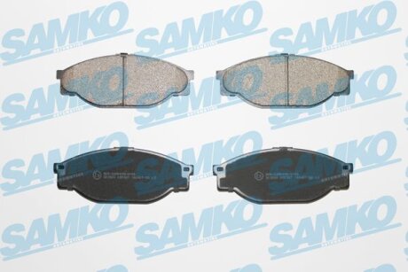 Комплект гальмівних накладок, дискове гальмо SAMKO 5SP927