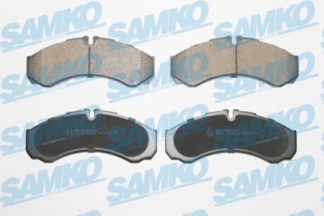Комплект гальмівних накладок, дискове гальмо SAMKO 5SP955