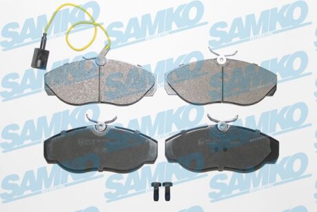 Комплект гальмівних накладок, дискове гальмо SAMKO 5SP964