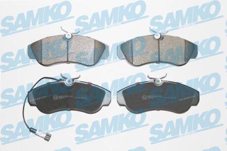 Колодки гальмівні передні Citroen Jumper, Fiat Ducato, Peugeot Boxer 01-> (LPR-) SAMKO 5SP965