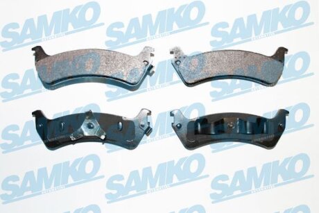 Комплект гальмівних накладок, дискове гальмо SAMKO 5SP990