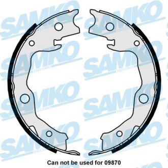 Колодки гальмівні барабанні Nissan Leaf, Juke, Qashqai I-II, X-Trail T31 (LPR-) SAMKO 81034