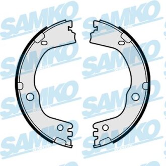 "Колодки тормозные стояночного тормоза hyundai santa fe 09-12" SAMKO 81177