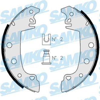 Колодки гальмівні барабанні SAMKO 82850