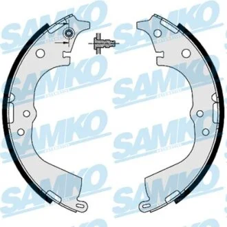 Колодки гальмівні барабанні Toyota Hilux 97-> (270x57) (LPR-) SAMKO 87225